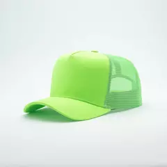 Boné Liso Trucker - Neon Verde - REF 15