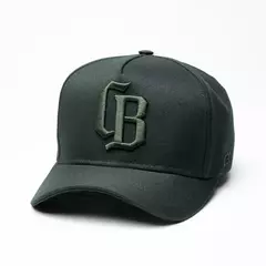 Boné ChoraBoy Aba Curva Acrílico - Premium CB - Verde Musgo - REF 296