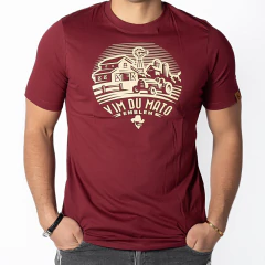 Camiseta Vim du Mato - Vinho - Emblem - VDM16