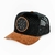 Boné ChoraBoy - Aba Curva Trucker - Premium - Preto e Caramelo - REF 107