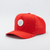 Boné ChoraBoy - Aba Curva - Premium - Placa de Metal - Vermelho - REF 70