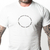 Camiseta Unissex- ChoraBoy - Calma Caraio Circulo - BRANCA- REF 433 na internet