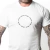 Camiseta Unissex- ChoraBoy - Calma Caraio Circulo - BRANCA- REF 433 na internet