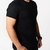 Camiseta Lisa - Unissex - Preta - REF 408 na internet