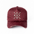 Boné ChoraBoy - Aba Curva - Premium - Vinho Destroyed - REF 118 - comprar online