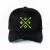 Boné ChoraBoy Destroyed - Premium Preto/Verde - Aba Curva - REF 117 - comprar online