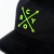 Boné ChoraBoy Destroyed - Premium Preto/Verde - Aba Curva - REF 117 na internet