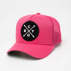 Boné ChoraBoy Aba Curva Trucker - Rosa - REF 94
