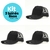 Imagem do Kit 3 bonés Trucker Lisos - Várias cores