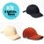 Kit 3 bonés Dad Hat Lisos - Várias cores - loja online