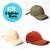 Imagem do Kit 3 bonés Dad Hat Lisos - Várias cores
