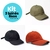 Kit 3 bonés Dad Hat Lisos - Várias cores - CHORABOY