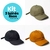 Kit 3 bonés Dad Hat Lisos - Várias cores - loja online