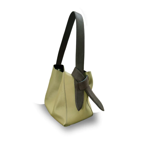 CARTERA SIMONA PISTACHO Y BERENJENA - comprar online