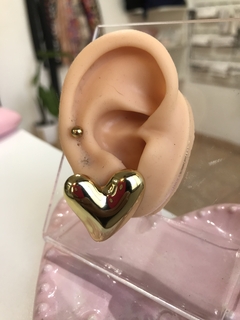 Corazones infladitos dorados - comprar online