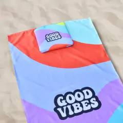 Lona con neceser GOOD VIBES