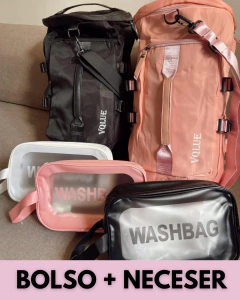 COMBO DEPORTIVO BOLSO MOCHILA FLORY + NECESER - comprar online