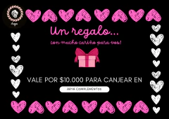 Gift card por $10.000