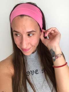 Vincha 90’s rosa