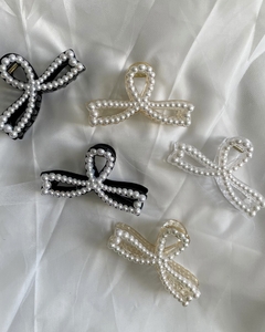 Broche maxi moño perlitas - comprar online