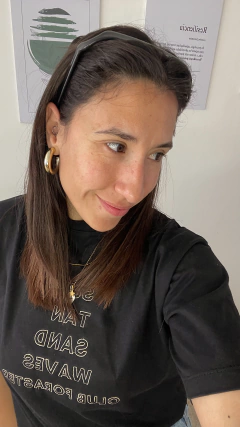 Vincha cuadrada efecto gafas negra