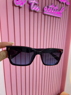 Gafas New York vidrio azulado - con funda de regalo