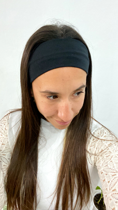 Vincha 90’s negra - comprar online