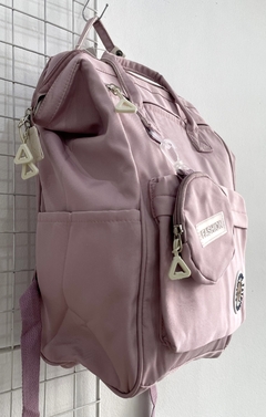 Mochila Bolso Teddy con monedero lila - Arya complementos