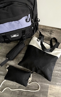 Set x 4 Mochi, tote, bolsito y cartuchera - Negro en internet