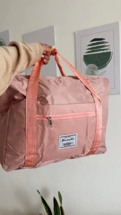 Bolso Travel plegable rosa - comprar online