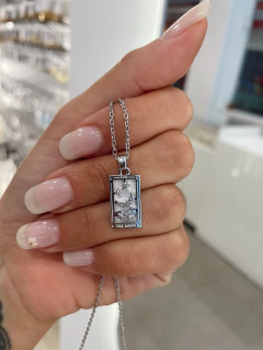 Cadena amuleto LA LUNA- acero quirúrgico - comprar online