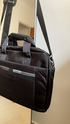 Maletin porta notebook ZIZÚ - calidad premium - negro en internet