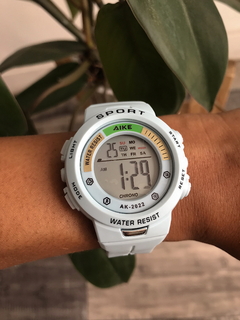 Reloj sumergible AIKE celeste - comprar online