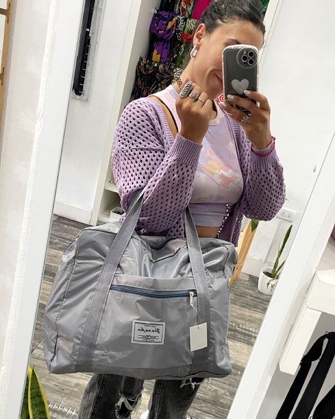 Bolso Travel plegable gris