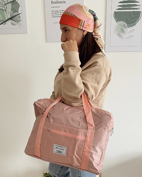 Bolso Travel plegable rosa