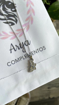 Conjunto mariposa y ojito turco strass - comprar online