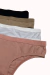 Combo Kit 4 Calcinhas Algodão Básica Cós elástico 2cm Conforto na internet