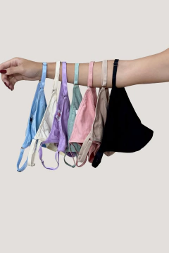 Combo Kit 07 Calcinhas Tanga Algodão Alça Regulável Eve - comprar online