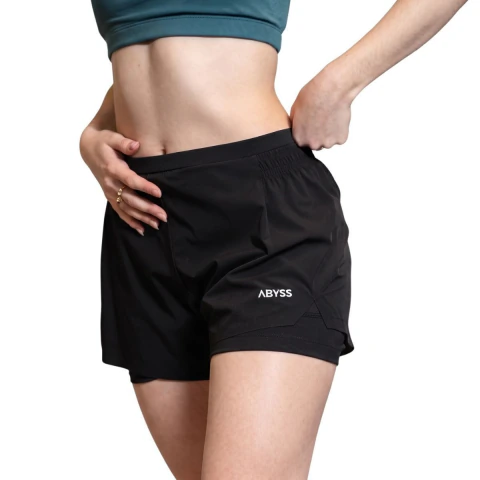 Short con Minishort Incluido Dama - ABYSS