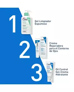 Cerave gel crema hidratante facial oil-control - tienda online