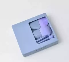 Imagen de Set de brochas con estuche y espejo x 5