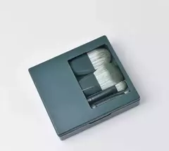 Set de brochas con estuche y espejo x 5