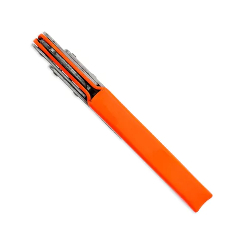 Sacacorchos Profesional de Dos Tiempos con Destapador Milano Design Naranja Fluorescente MF60ARANCIO-FLUO