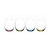 Vaso Riedel O Wine Tumbler Happy O Set X4 Unidades 5414/44