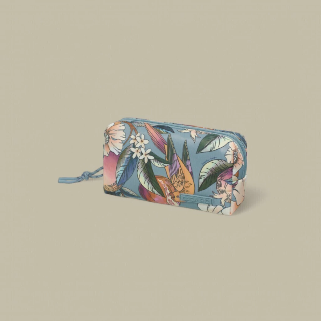 Maxi Necessaire Farm Ora Bolas Romance Em Flor