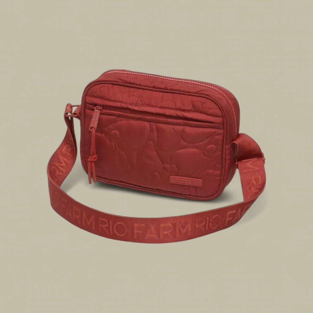 Bolsa Ziriguidum Grafico Tropi Puffer VInho Farm