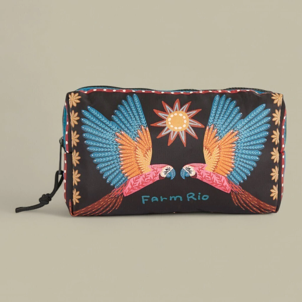 Necessaire Farm ETC Ora Bolas G Samba Das Araras Verão 25