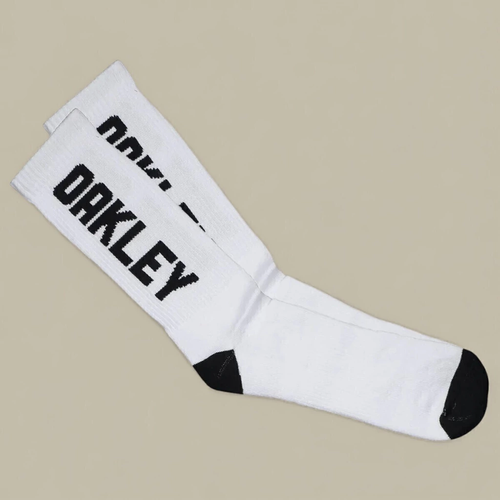 Meia Oakley Cano Médio Urban Crew Sock Original Branca