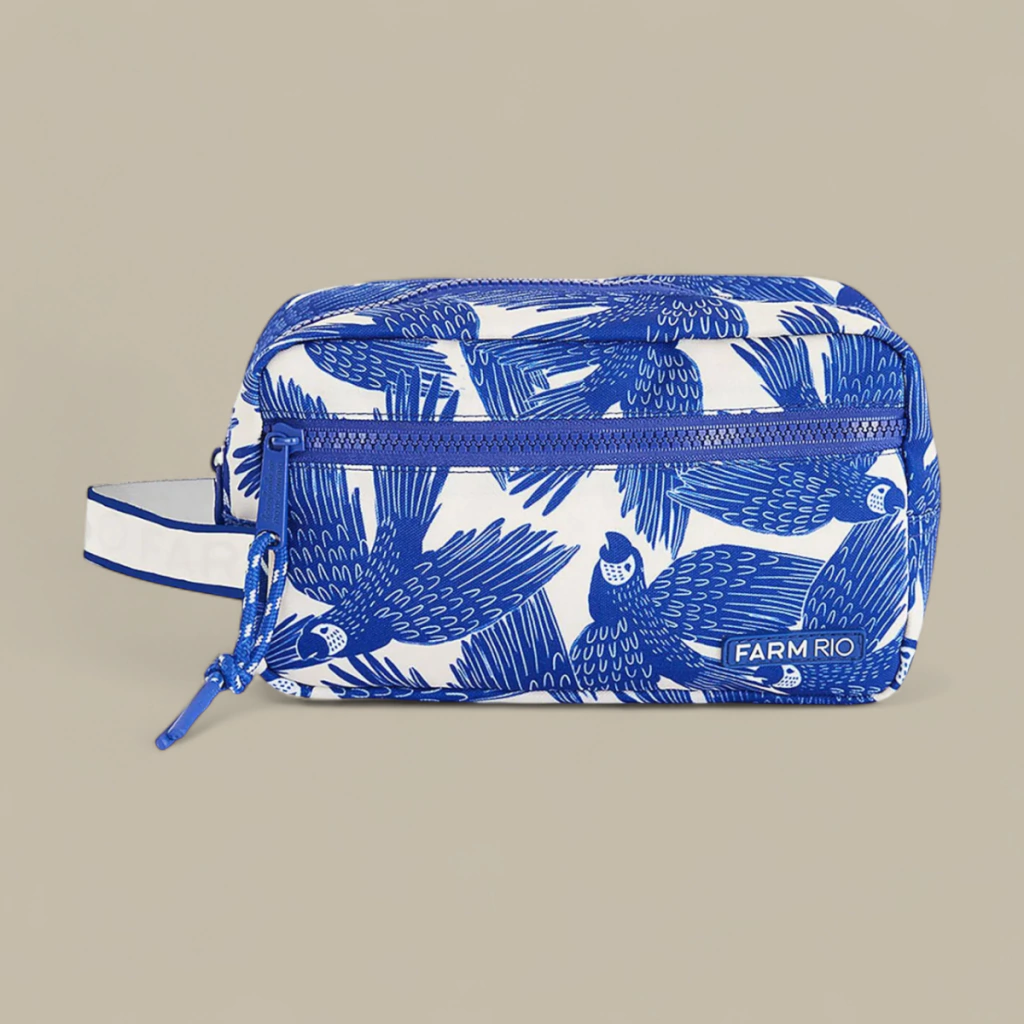 Necessaire Amô Farm ETC Voo das Araras Azul Verão 25