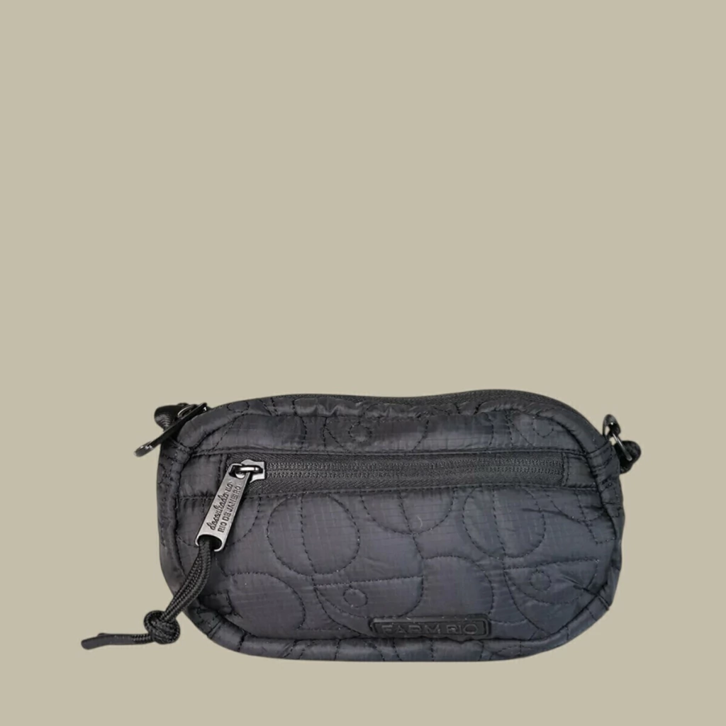 Bolsa Chuchu Puffer Farm Preta Verão 25